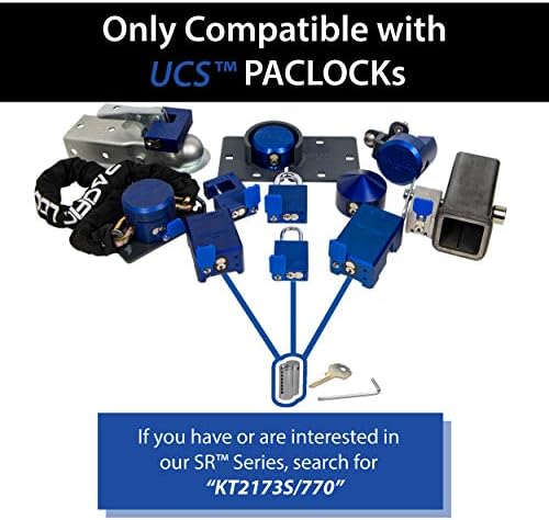 O kit de combinação de Paclock UCS-7S/770 HASP e Puck, compra compatível com a American Act, aço inoxidável, HASP