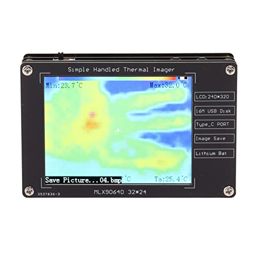 Câmera de imagem infravermelha de infravermelho Fybida, Imager térmico infravermelho USB C Charging FR4 Placa