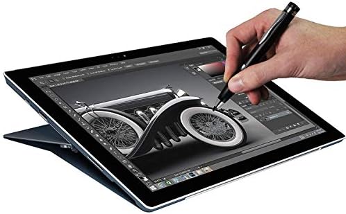Broonel Black Point Fine Digital ativo caneta compatível com o HP Pavilion X360 14-DH0038NA Full-HD 14 polegadas Laptop conversível