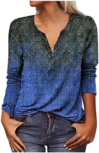 Miashui Mulheres de manga comprida camiseta camiseta feminina fita listrada vertical moda impressão