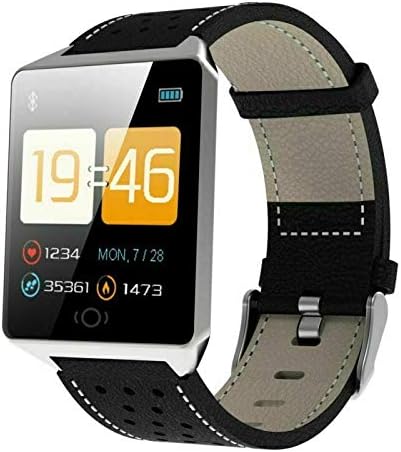 Novo relógio inteligente com pressão cardíaca de pressão arterial Monitor de fitness esportivo Men Smartwatch