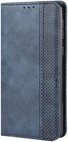 Hualubro Samsung Galaxy A21 Caixa, Capa de capa de carteira à prova de choque em couro PU retro