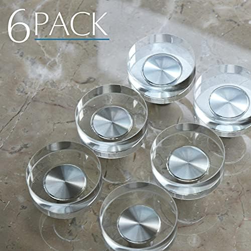 Jerever 6 Pack Glass Crystal Maça