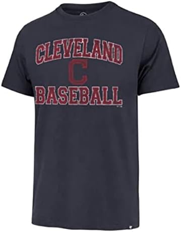 MLB Men's Union Arch Franklin Team colorido logotipo primário Word Mark T-shirt