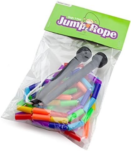 Rainbow Color Jump Cordão de plástico - 7 pés de comprimento!
