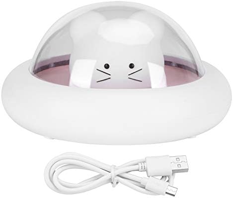 Mini Night Light Light Space Mouse Lâmpada em forma de USB Lâmpada LED decorativa com sensor de toque para o quarto da mesa para adultos para adultos crianças aniversário do dia dos namorados Luz quente de Natal, luz noturna