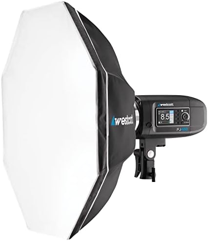 Westcott FJ400 Strobe 1-Light Backpack Kit com FJ-X2M Universal Wireless Trigger e Rapid Box Switch Octa-S