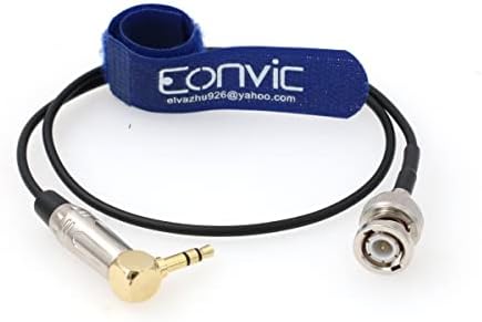 Eonvic Tentacle Sync Metal Metal 3,5mm TRS Jack to BNC Timecode Cable para a câmera Arri Alexa
