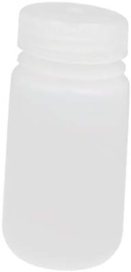 X-Dree 100ml HDPE Cilindro de plástico largo Reagente Bottle Bottle White (Bottiglia di Campione di