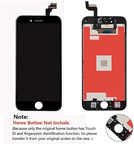 FFTOPU iPhone 6s Substituição preto, exibição LCD e montagem de quadros do digitalizador de tela de toque com ferramentas de reparo
