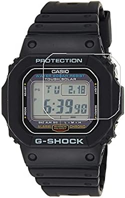 Protetor de tela Zshion Compatível com a série G-Shock G-5600, protetor de tela anti-arranhão à prova de explosão, para a série G-5600 da série G-Shock G-5600 Crystal Clear [3 pacote]