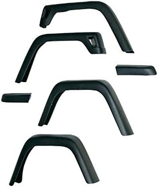 Omix | 11608.01 | Kit Fender Flare, 7 polegadas, incluindo hardware | Fits 1997-2006 Jeep Wrangler TJ