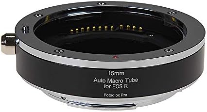 Tubo de extensão de macro automática Fotodiox Pro, seção de 15 mm - para câmeras Canon RF Mount MILC para fotografia extrema de close -up