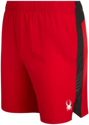 Shorts atléticos masculinos do Spyder - 2 pacote de bola de basquete ativo de desempenho com bolsos