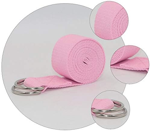 Bandas de exercício Besportble Bandas de ioga faixas esticadas com fivela de anel ajustável e
