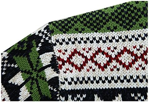 Cardigan Sweaters de Kedera Stand Cabo de colarinho de malha grossa suéter Full Zip com padrão