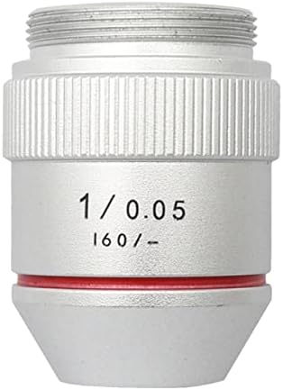 Acessórios para microscópio 1pc 195 1x/2x Baixa ampliação infinita lente objetiva achromática para rms thread 23,2mm consumíveis de laboratório