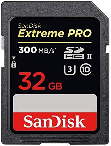 Sandisk 32 GB Extreme Pro UHS-II Memória SD Card Funciona com o pacote Sony Alpha A7C com 1 Everything But