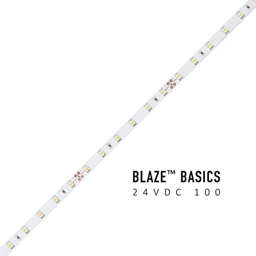 Diodo LED Blaze ™ Basics 100 Luz de fita LED 24V 3000K 100ft 1,46/ft Spool