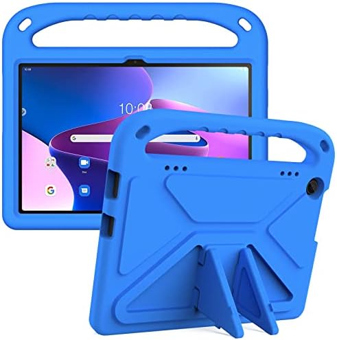 Tablet PC Capa Kids Case compatível com Lenovo Tab M10 3ª Gen 10.1inch TB328FU /TB328XU, alça de prova de choque leve leve Stand Kids Friending Caso Creat Clip Correia da caixa