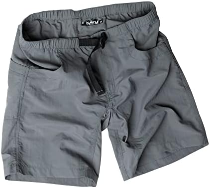 Kavu Big Eddy Short Shorts seco rápido com cintura elástica e troncos de cinto