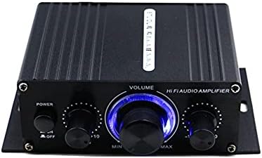 SBSNH 12V Mini Audio Power Amplifier Receptor de áudio digital Amp canal duplo 20w+20w Bass Treble