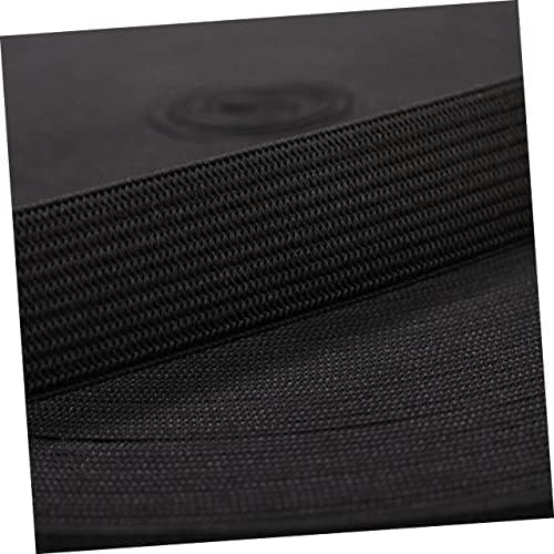 Holibanna 1 rolo elástico faixa preta cinturão elástica scrunchies brancos acessórios elásticos de tricô de corda elástica de cordas de costura elástica de esgoto de vestuário