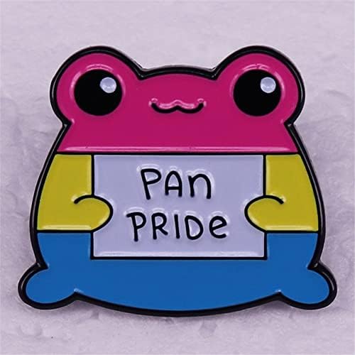 Pan Pride Broche Cartoon Rainbow esmalte lapela pino