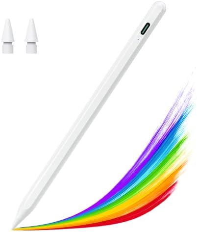 Caneta de caneta para apple ipad, ipad lápis de 2ª geração com rejeição de palma, para 2018-2022 ipad