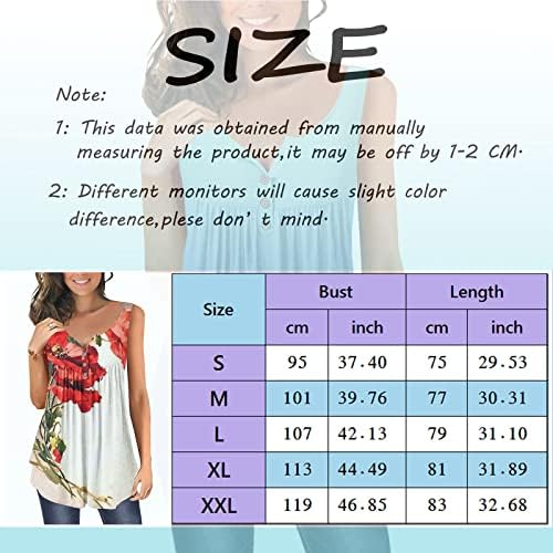 Miashui Spandex Crop Fit and Flare Camisetas para mulheres Tanque de botão sem mangas de impressão casual