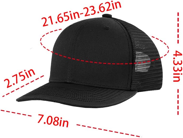 Chapéus de caminhão bordados personalizados personalizados para homens Cap de malha Snapback ajustável para