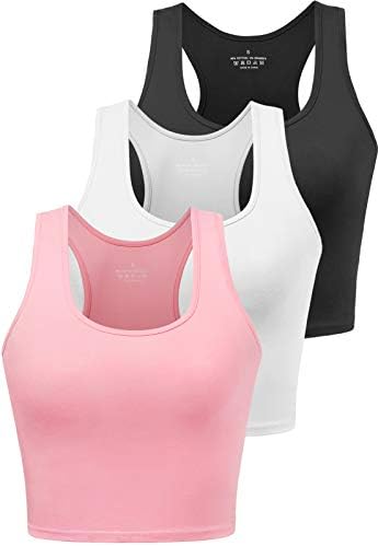 Tampas de colheita esportiva para mulheres cortadas treinos tops racerback running ioga tanques de algodão camisas