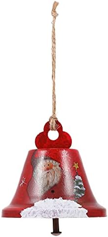 ABOOFAN HOME DÉCORA Árvore de Natal Bells Bells Xmas Holiday Bell Holding Jingle Bell Pingentnts Decoração em casa para a parede de parede Gardens Red House Ornamentos