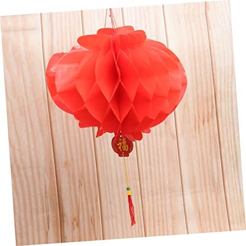 Sewacc 10pcs lanterna chinesa decoração vintage decoração chinesa ornamentos chineses lanternas vermelhas lanternas de ano novo chinês