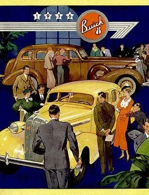 1936 Buick - ímã de publicidade promocional