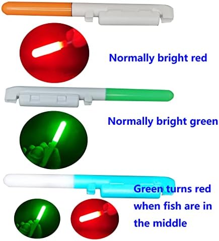 Linguang Electric Operated Fishing Glow Sticks Led para ponta da haste e postes