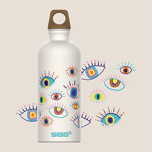 Sigg - Garrafa de água infantil de alumínio - Visão do MyPlanet de viajante - Adequado para bebidas