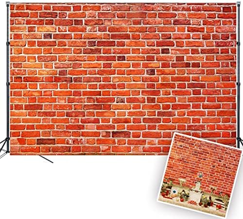 Golk 7x5ft Red Brick Wall Photography Background Final Vinyl Fency Bordby Birthday Party Wedding Formatuation Decor Home Booth Studio Props Banner GLK-12
