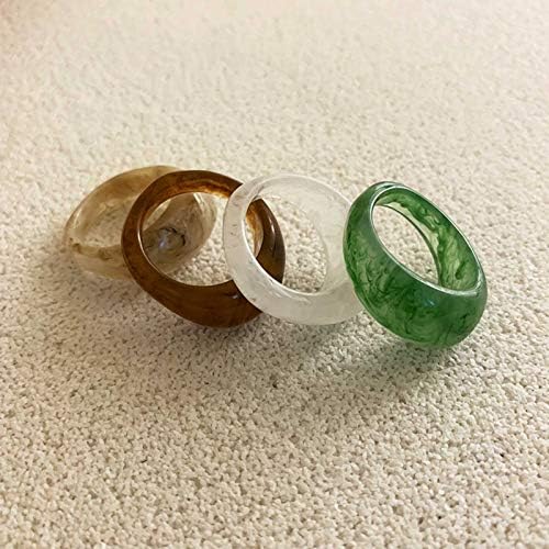 2023 Novas joias retrô jóias moda feminina anel acrílico resina presente vintage anéis de diamante anel de diamante