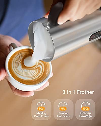 Boly Single Sirt Cafety Madeiry com Frother de leite combo, pequena máquina de café para copos K e café moído, capa