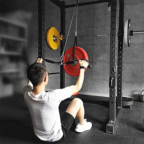 IULJH Fitness Diy Ginásio Polia de ginástica Máquina de fixação Sistema de exercícios Armado Bíceps tríceps Equipamento de treinamento manual