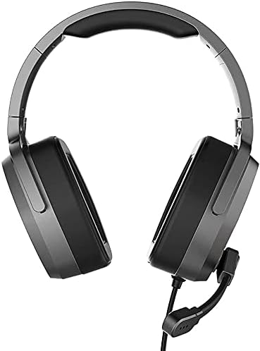 Fone de ouvido de jogos SSLCWL, 7.1 fones de ouvido de computador de jogo de som surround, design de feixe de cabeça de mão fino de duas vias, design de feixe de cabeça