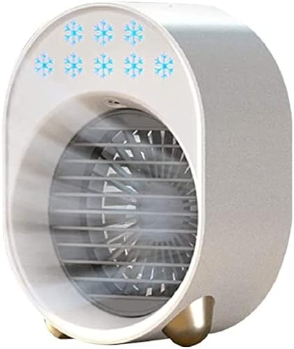 Jkuywx portátil Air Cooler Mini umidificador de ar condicionado de fãs USB para o escritório de resfriamento de desktop de escritório de escritório Purificador de condicionamento de ar