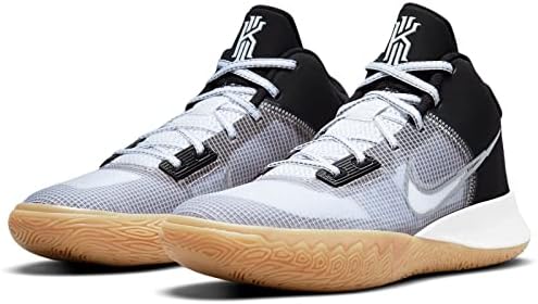 Nike kyrie flytrap iv 4 preto/branco/goma marrom/fresco ct1972-006 tênis de basquete masculino