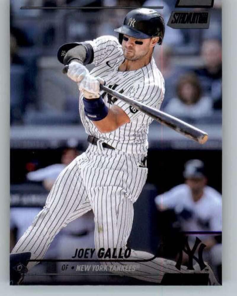 2022 Stadium Club Black Foil 97 Joey Gallo New York Yankees MLB Baseball Trading Card