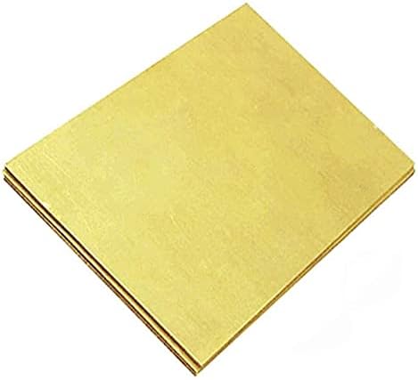 Folha de cobre Yiwango Folha de lençóis Mold de molde DIY espessura de 0,5 mm, 100x150mm para usados ​​no desenvolvimento de produtos MetalWorking Brass Plate Copper Leets