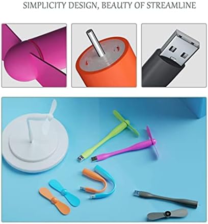 Mini Fãs USB Fã portátil Fã de refrigeração flexível Fã de viagem silenciosa Fã de bolso pessoal