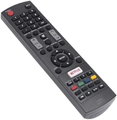 GJ221-C Replace Remote Control fit for Sharp LCD TV AQUOS AQOS 32LE653U 40LE653U LC-32LE653U LC-40LE653U LC-43LE653U LC-48LE551U LC-48LE653U LC-55LE653U LC-65LE645U LC-65LE653U LC-65LE654U GJ221C