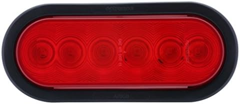 Optronics Tll12rk Kit de luz traseira de LED led a oval, vermelho