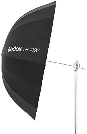 Godox UB-105W 105cm 41,3 Parabólico Interior Reflect Soft Umbrella Studio Guarda leve com pano de tampa do